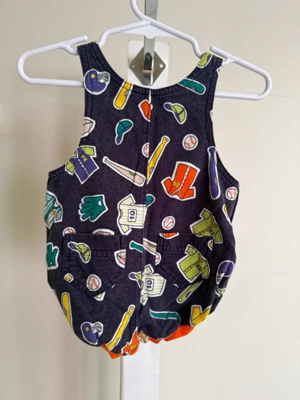 Vintage Gymboree Rainbow Tag Sports Romper
